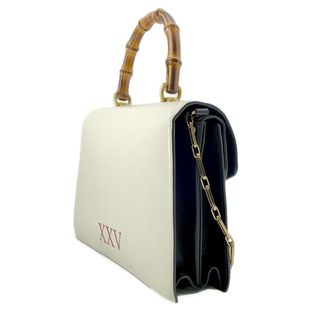 Gucci Ottilia Python Leather Bamboo Handbag Black… - image 2